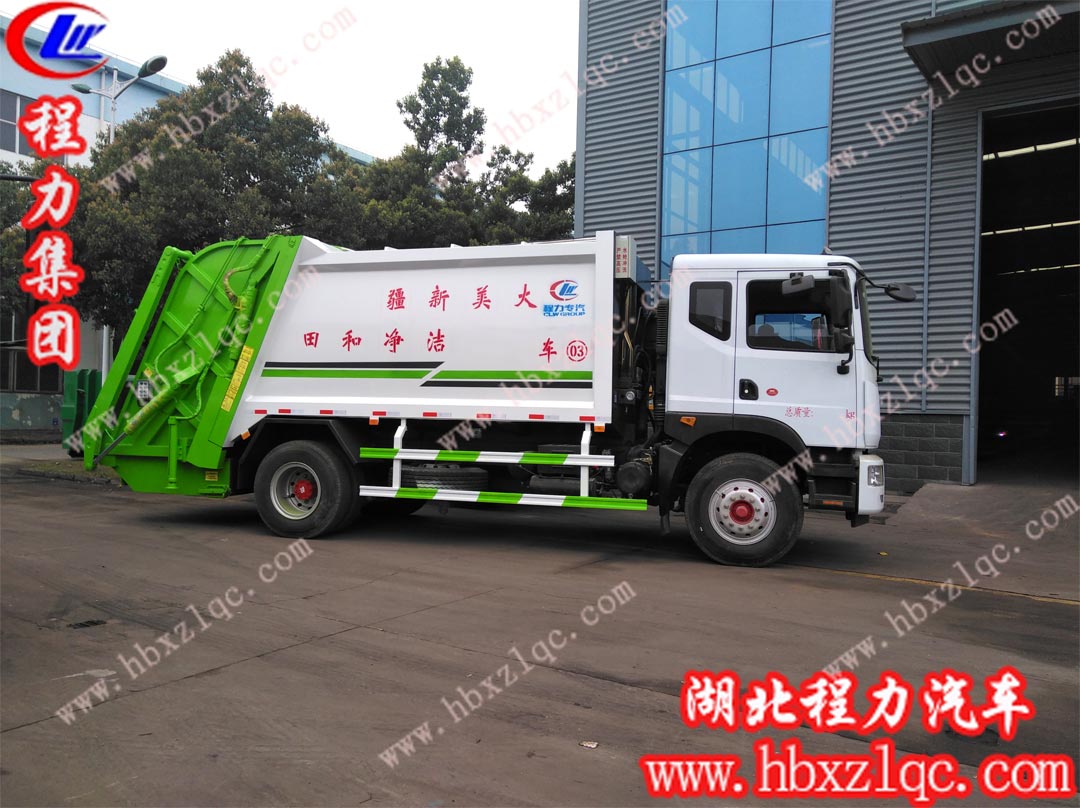 湖北程力東風(fēng)D9壓縮垃圾車廠家價格多少？