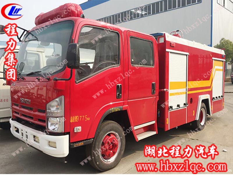 慶鈴五十鈴3噸水罐消防車（國(guó)五）