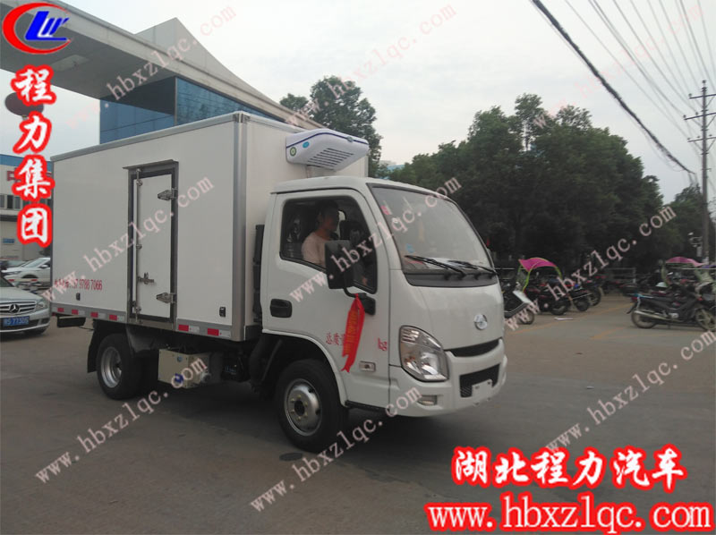 2019/09/04 湖南劉總在湖北程力集團訂購一臺國六躍進冷藏車，單號12654